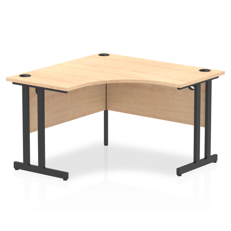 impulse 1200mm cantilever leg corner desk