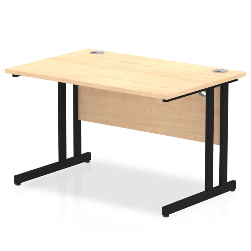 impulse 1200mm straight desk cantilever leg