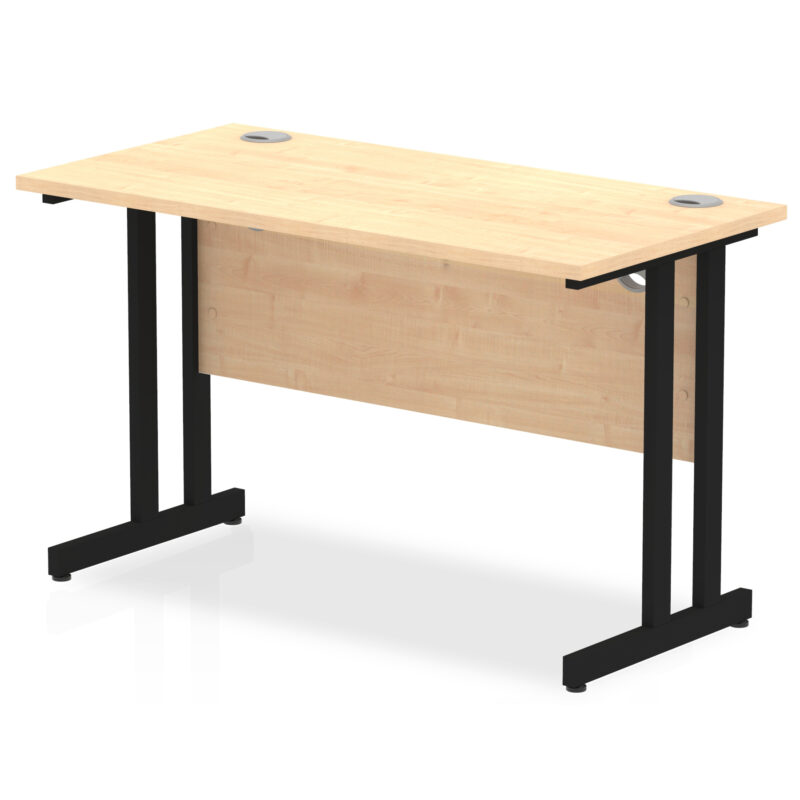 impulse 1200mm slimline desk cantilever leg