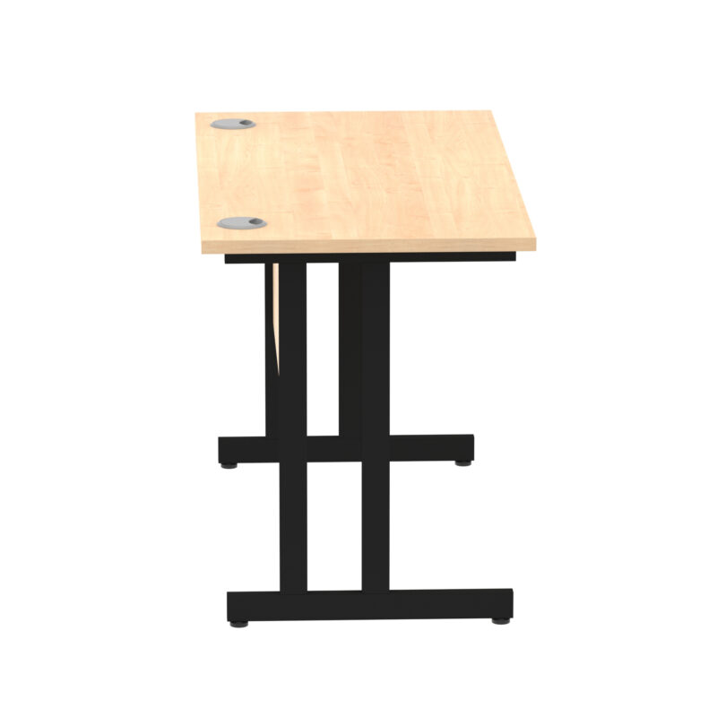 impulse 1200mm slimline desk cantilever leg