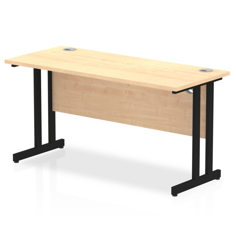 impulse 1400mm slimline desk cantilever leg