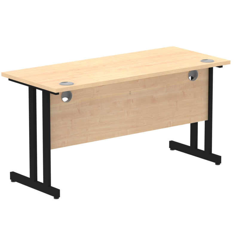impulse 1400mm slimline desk cantilever leg