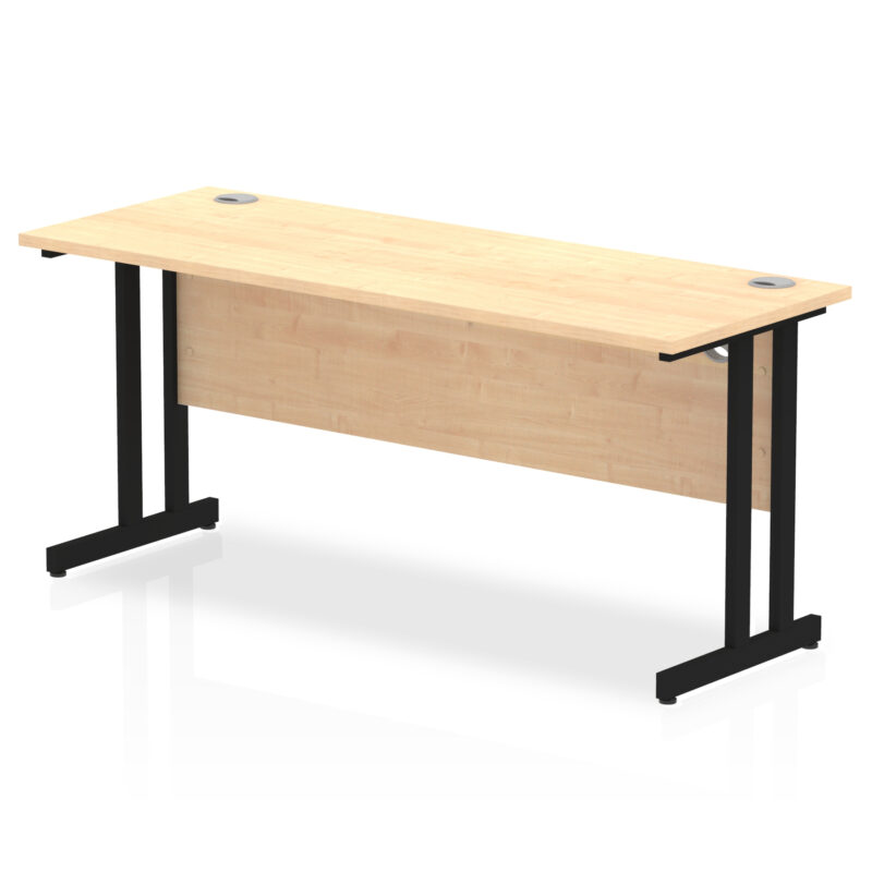 impulse 1600mm slimline desk cantilever leg