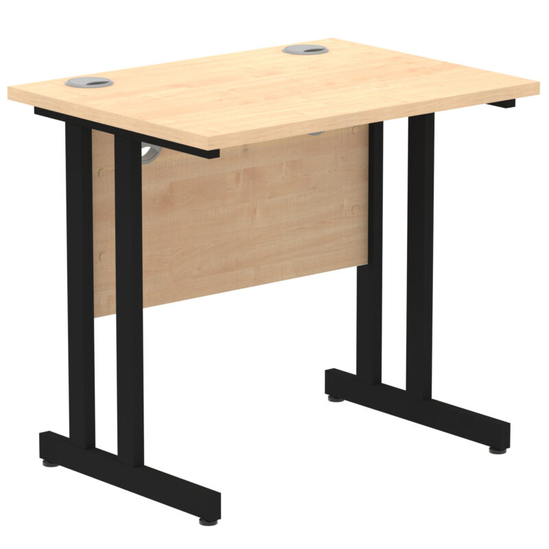 impulse 800mm slimline desk cantilever leg