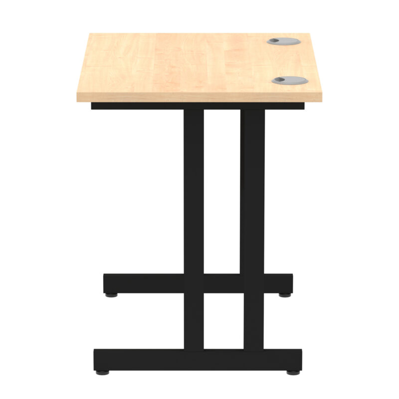 impulse 800mm slimline desk cantilever leg