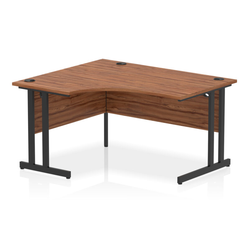 impulse 1400mm left crescent desk cantilever leg