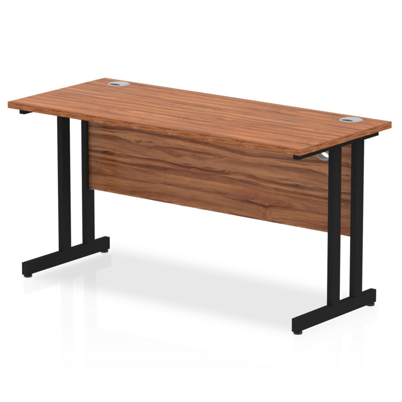 impulse 1400mm slimline desk cantilever leg