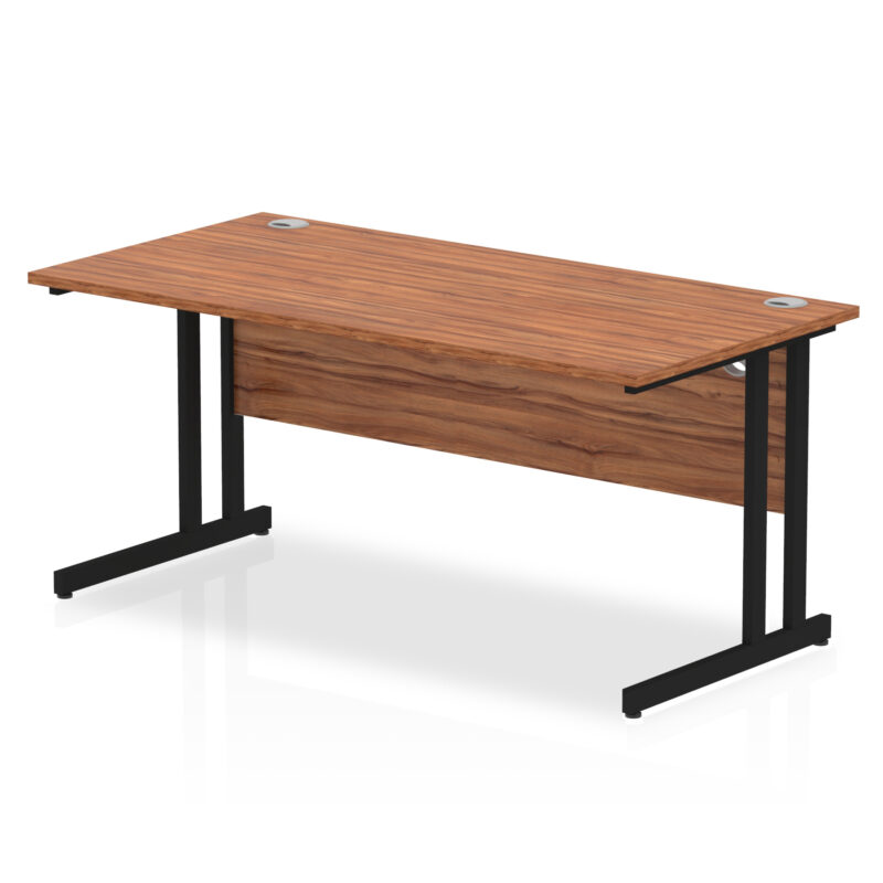 impulse 1600mm straight desk cantilever leg