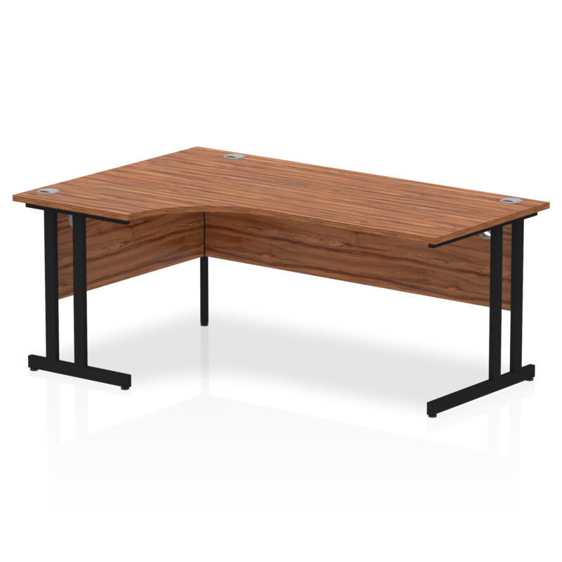 impulse 1800mm left crescent desk cantilever leg
