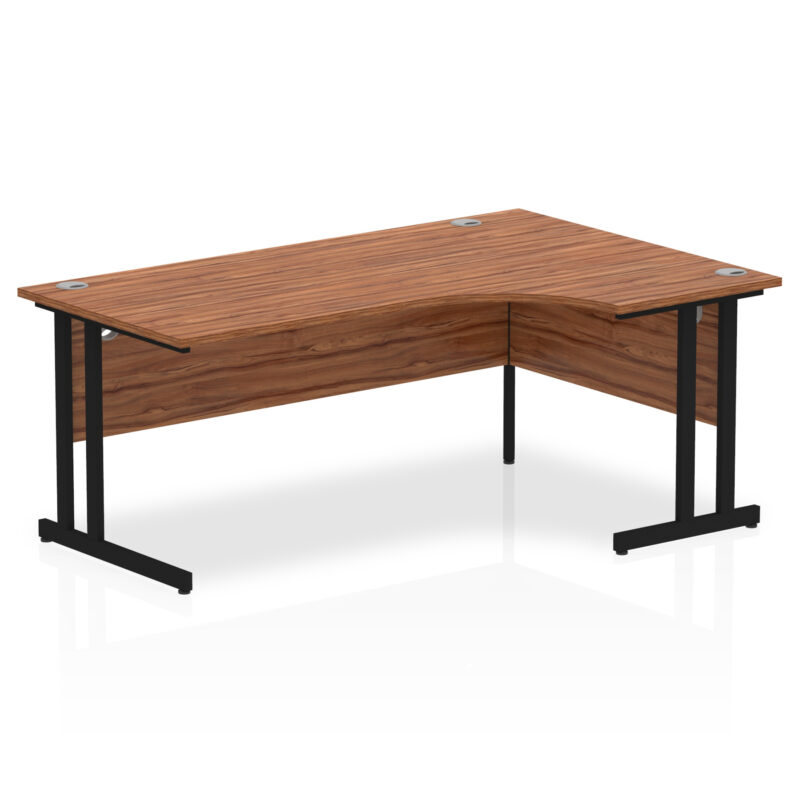 impulse 1800mm right crescent desk cantilever leg