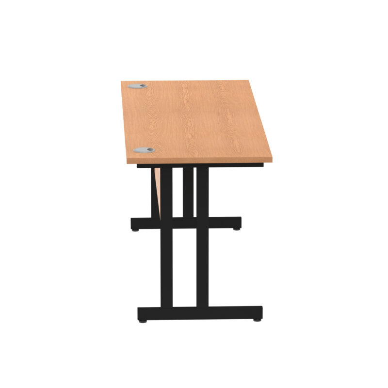 impulse 1600mm slimline desk cantilever leg