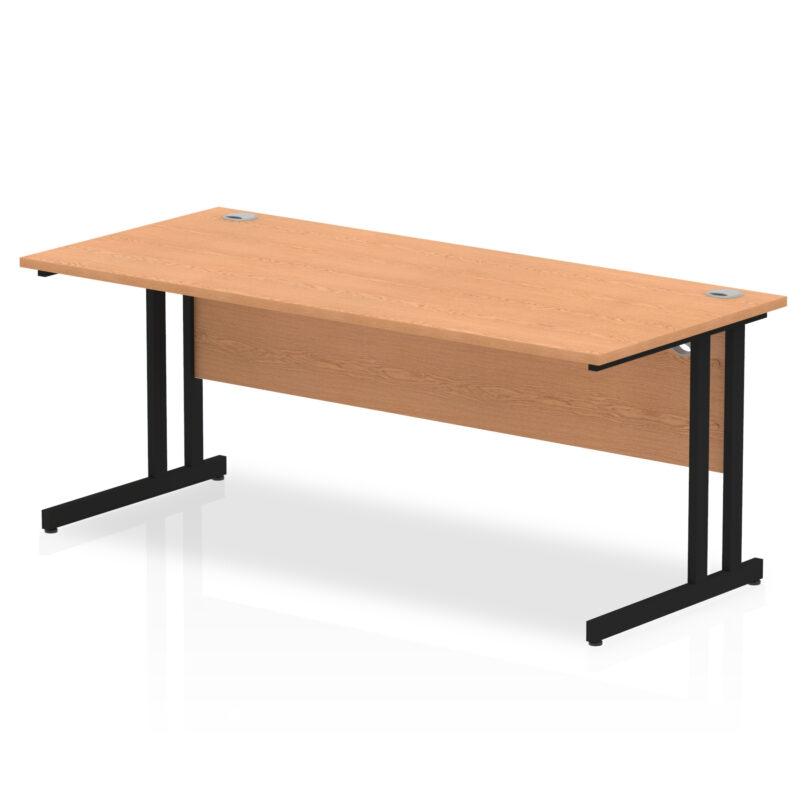 impulse 1800mm straight desk cantilever leg