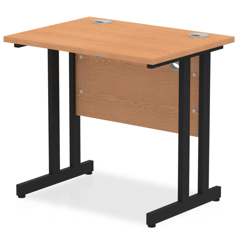 impulse 800mm slimline desk cantilever leg