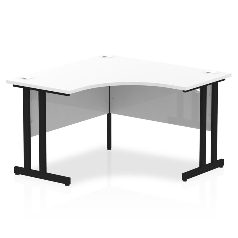 impulse 1200mm cantilever leg corner desk