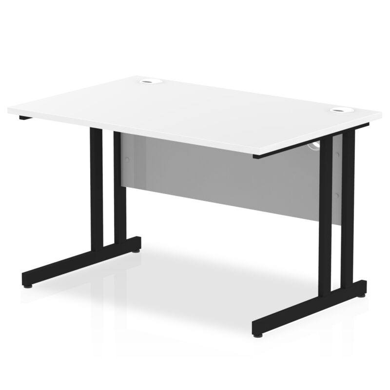 impulse 1200mm straight desk cantilever leg