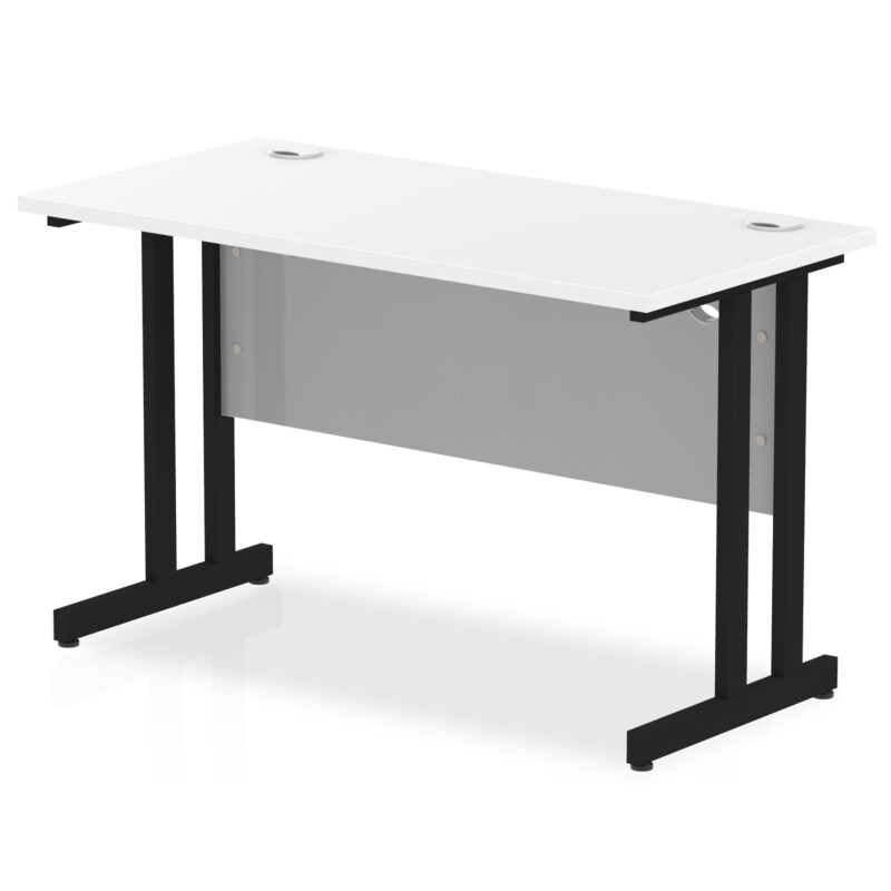 impulse 1200mm slimline desk cantilever leg