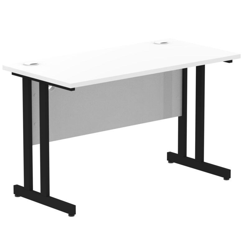 impulse 1200mm slimline desk cantilever leg