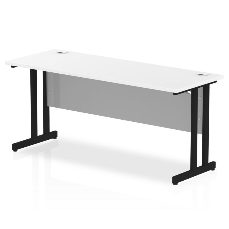 impulse 1600mm slimline desk cantilever leg
