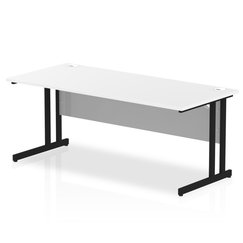 impulse 1800mm straight desk cantilever leg
