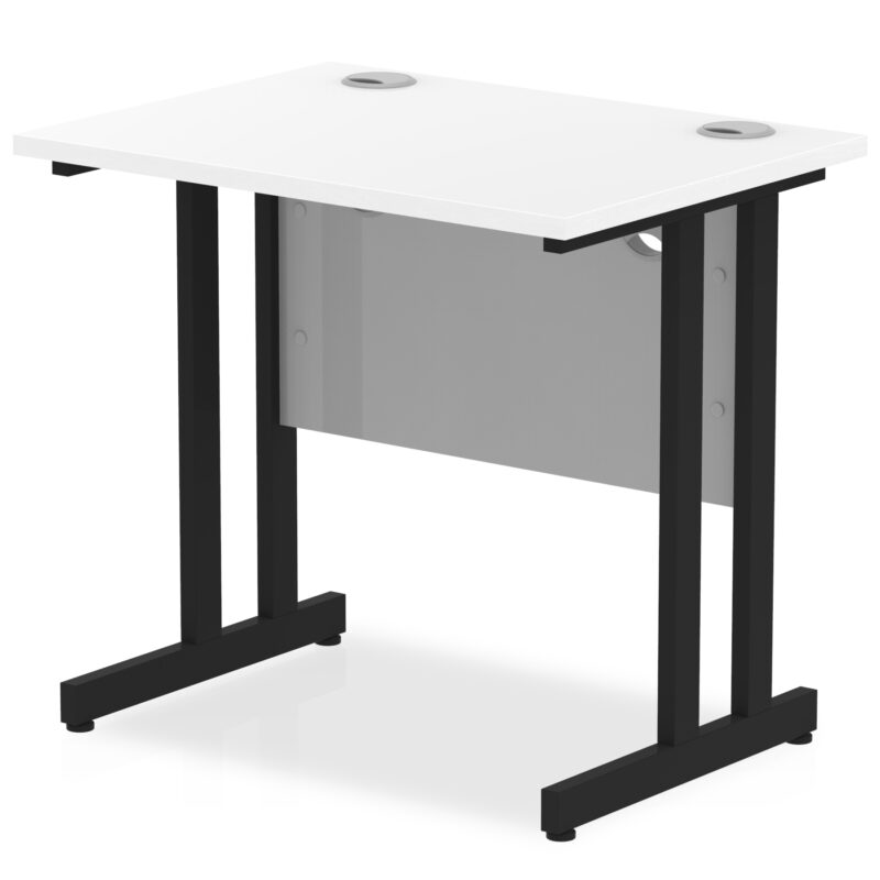 impulse 800mm slimline desk cantilever leg
