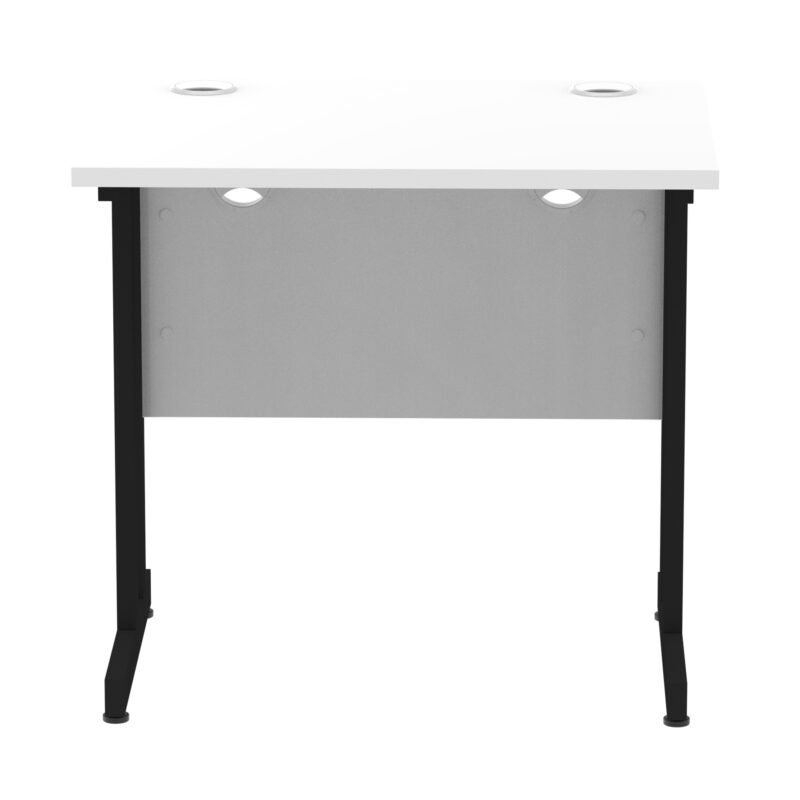 impulse 800mm slimline desk cantilever leg