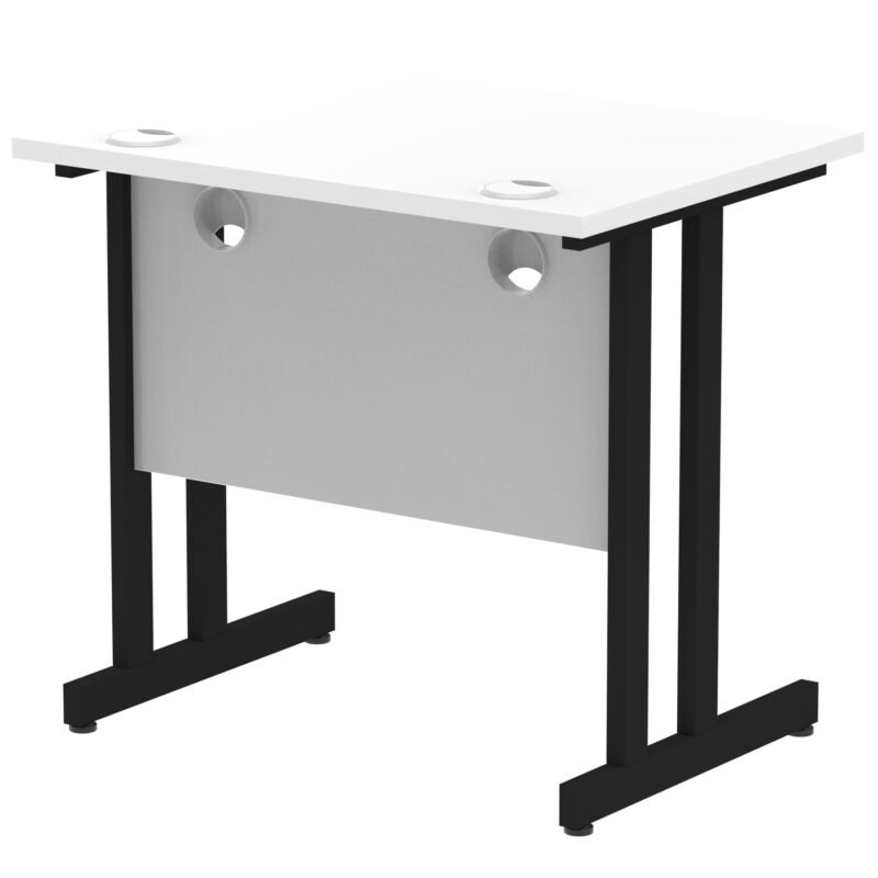 impulse 800mm slimline desk cantilever leg