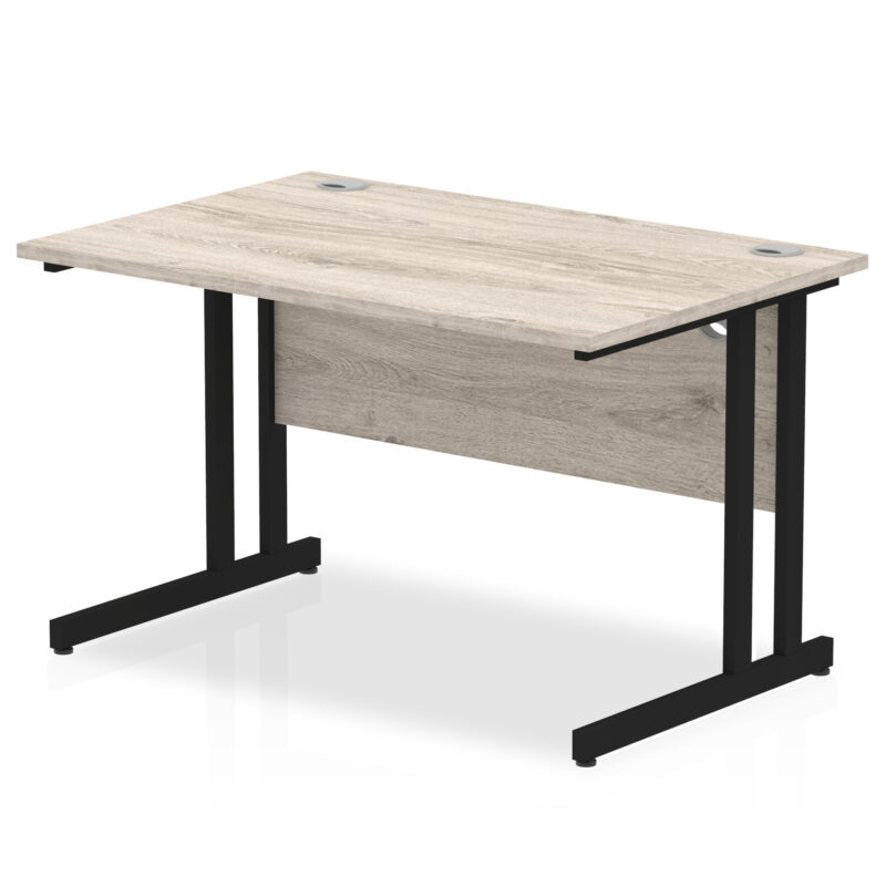 impulse 1200mm straight desk cantilever leg
