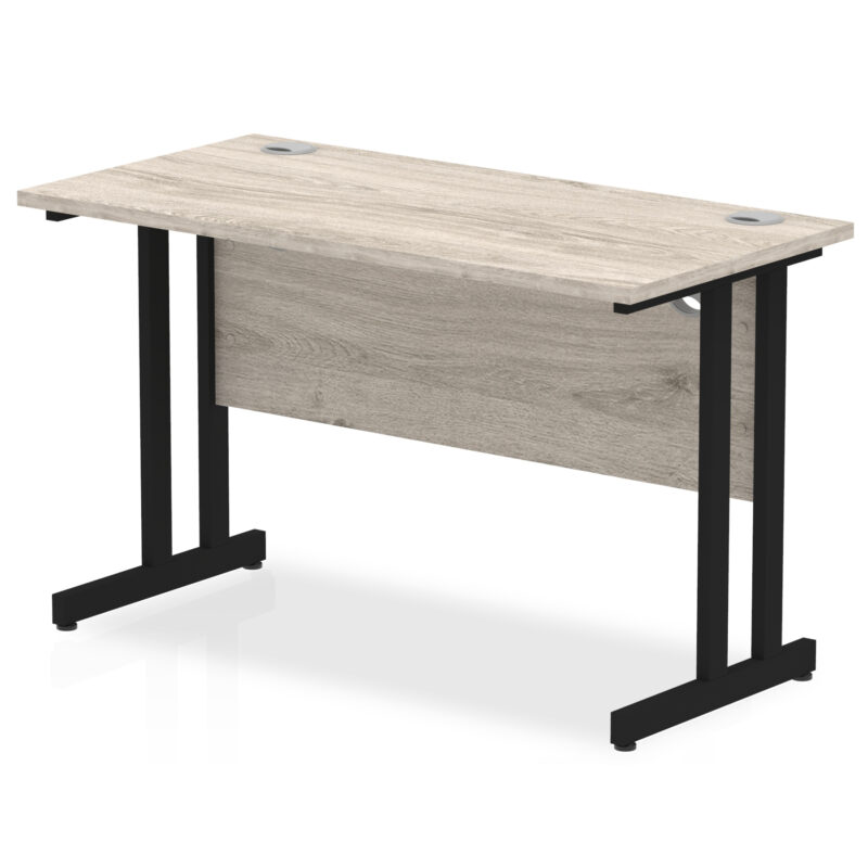 impulse 1200mm slimline desk cantilever leg