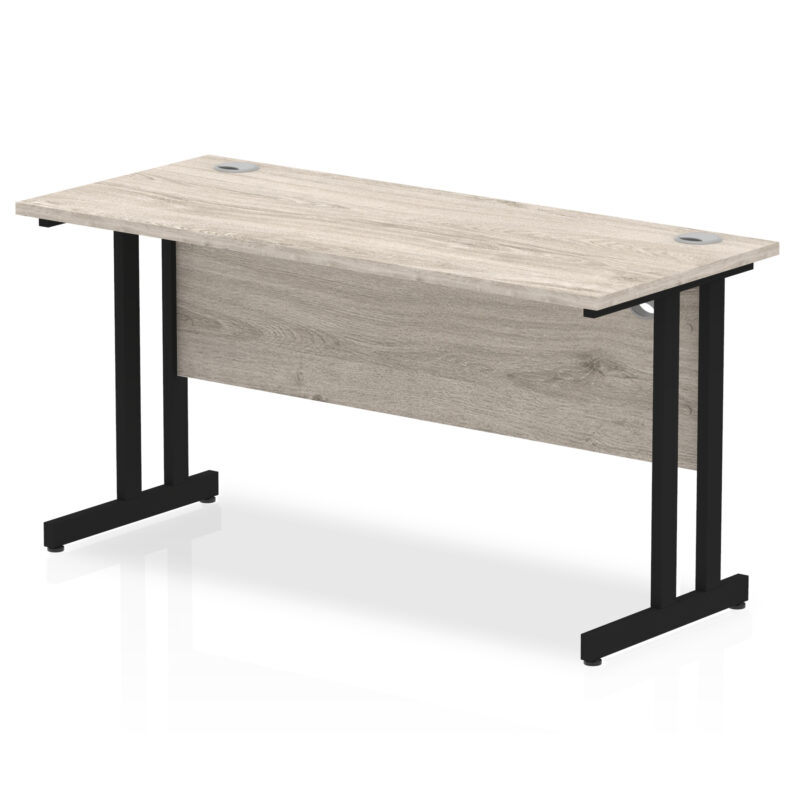 impulse 1400mm slimline desk cantilever leg