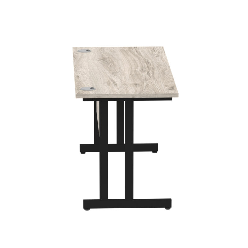impulse 1400mm slimline desk cantilever leg