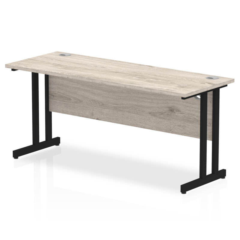 impulse 1600mm slimline desk cantilever leg