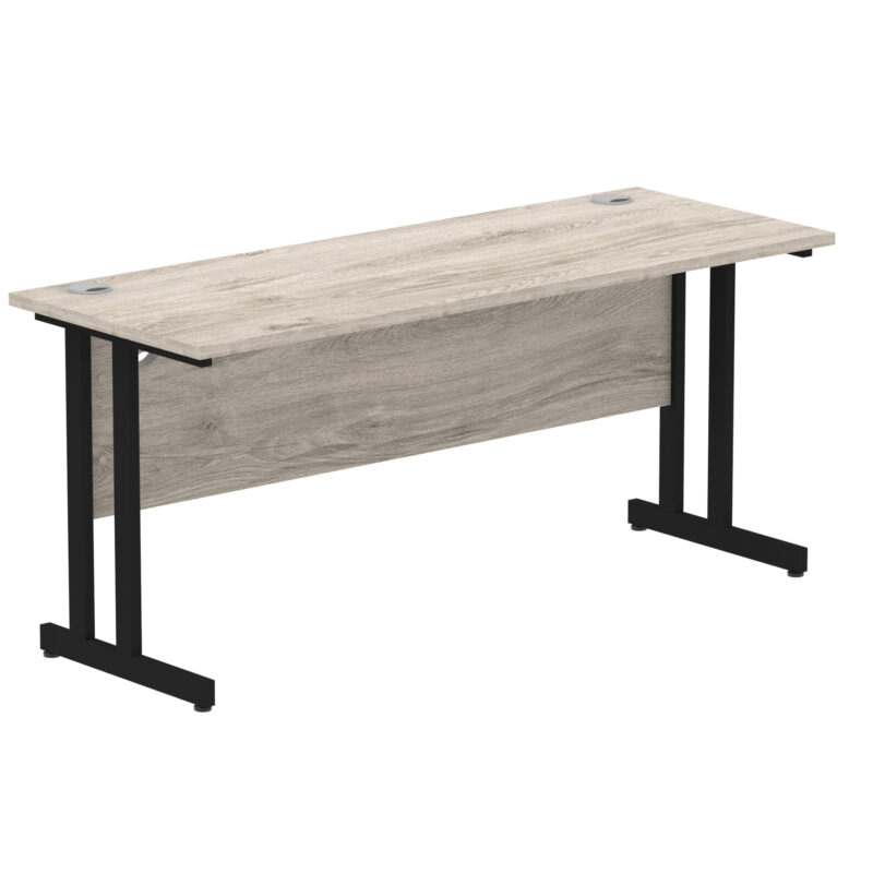 impulse 1600mm slimline desk cantilever leg