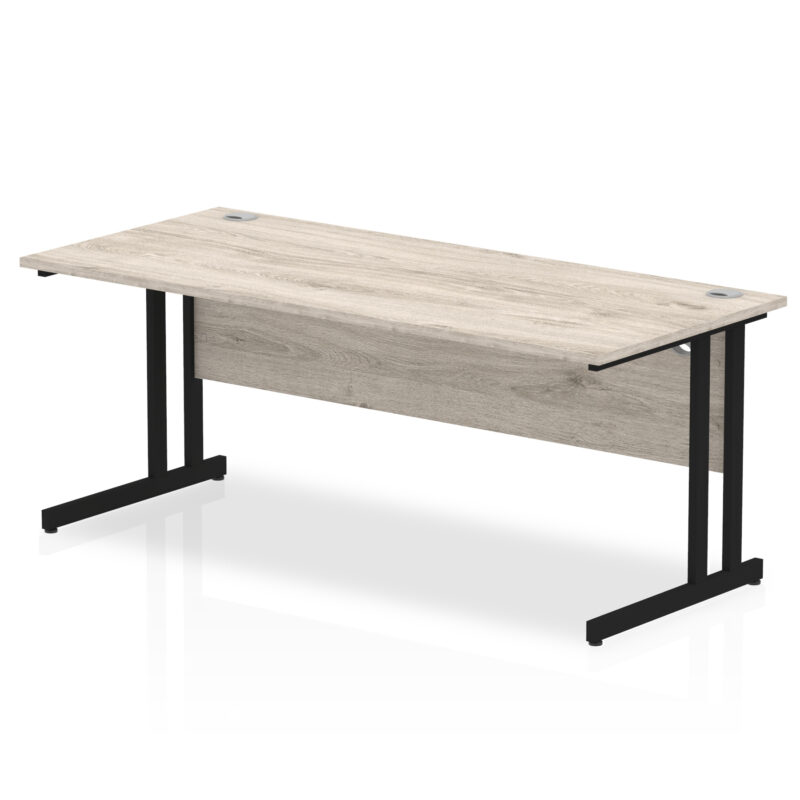 impulse 1800mm straight desk cantilever leg