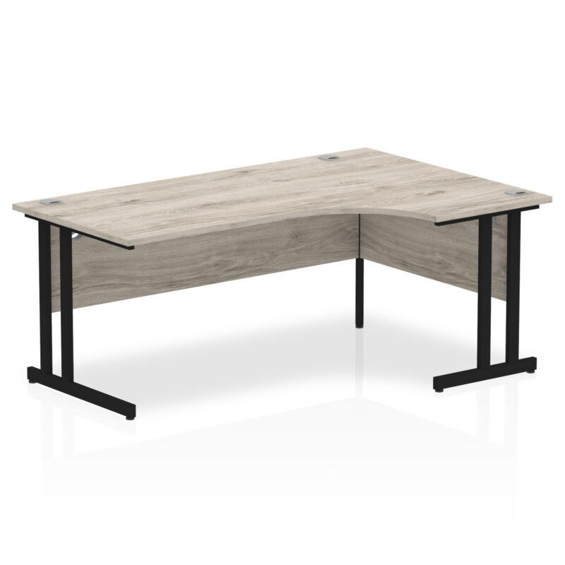 impulse 1800mm right crescent desk cantilever leg