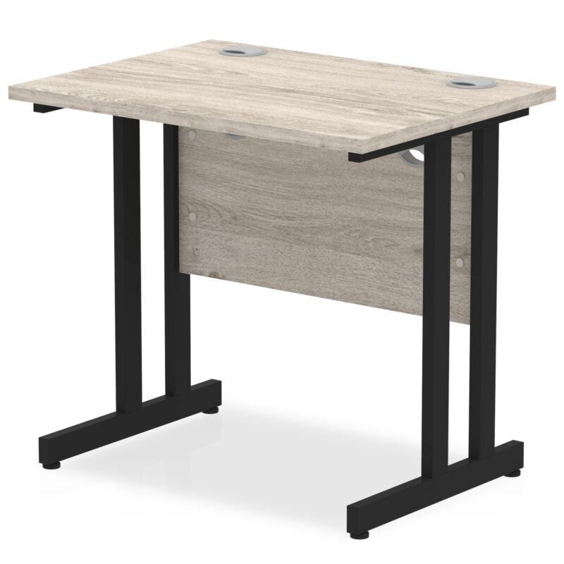 impulse 800mm slimline desk cantilever leg