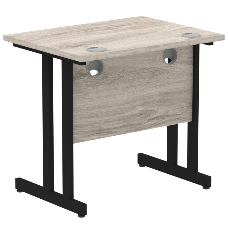 impulse 800mm slimline desk cantilever leg