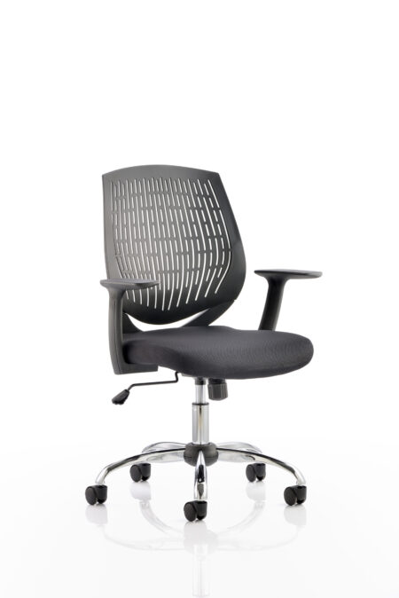 dura medium back task operator office chair with arms