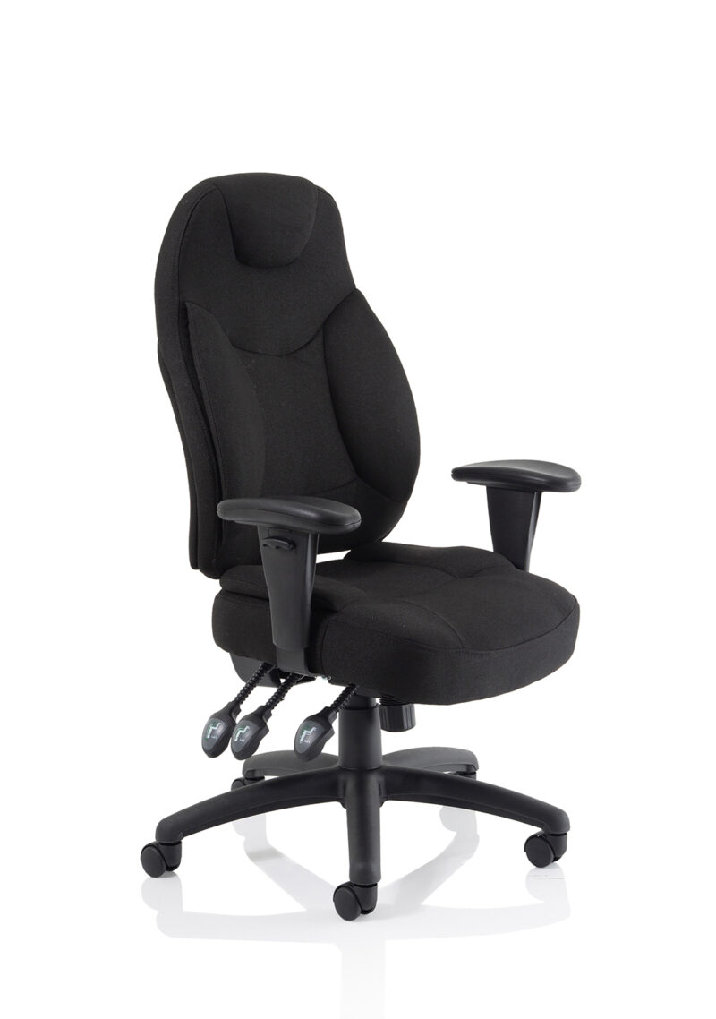 galaxy medium back task operator office chair with adjustable arms