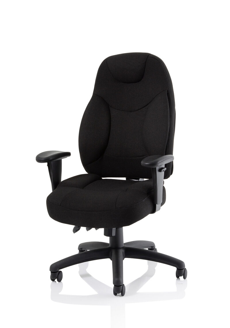 galaxy medium back task operator office chair with adjustable arms