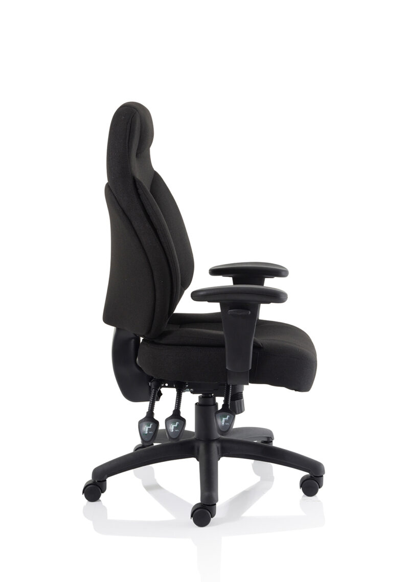 galaxy medium back task operator office chair with adjustable arms