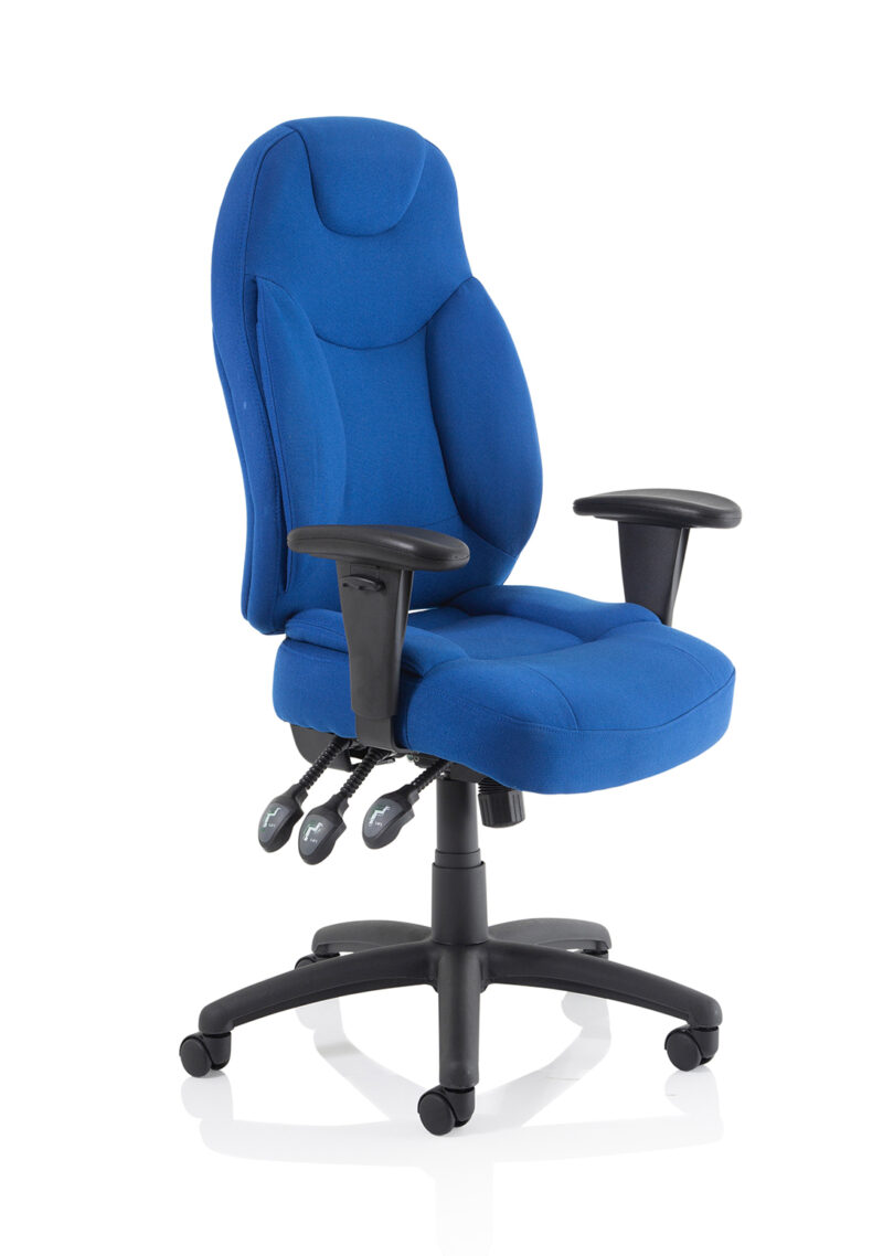 galaxy medium back task operator office chair with adjustable arms