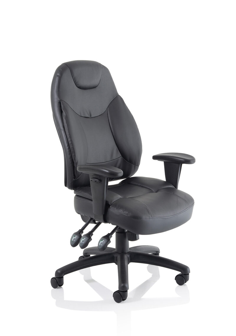 galaxy medium back task operator office chair with adjustable arms