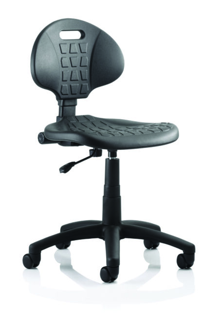 malaga polyurethane medium back task operator office chair