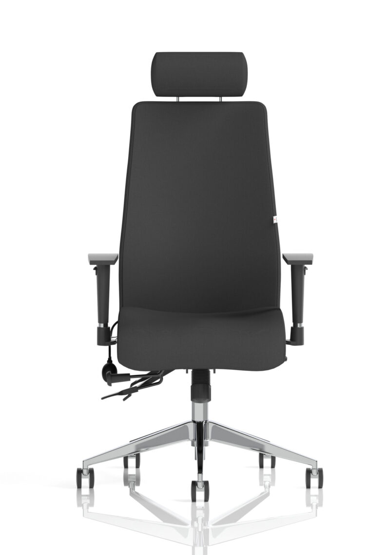 onyx high back ergonomic posture chair with height adjustable arms