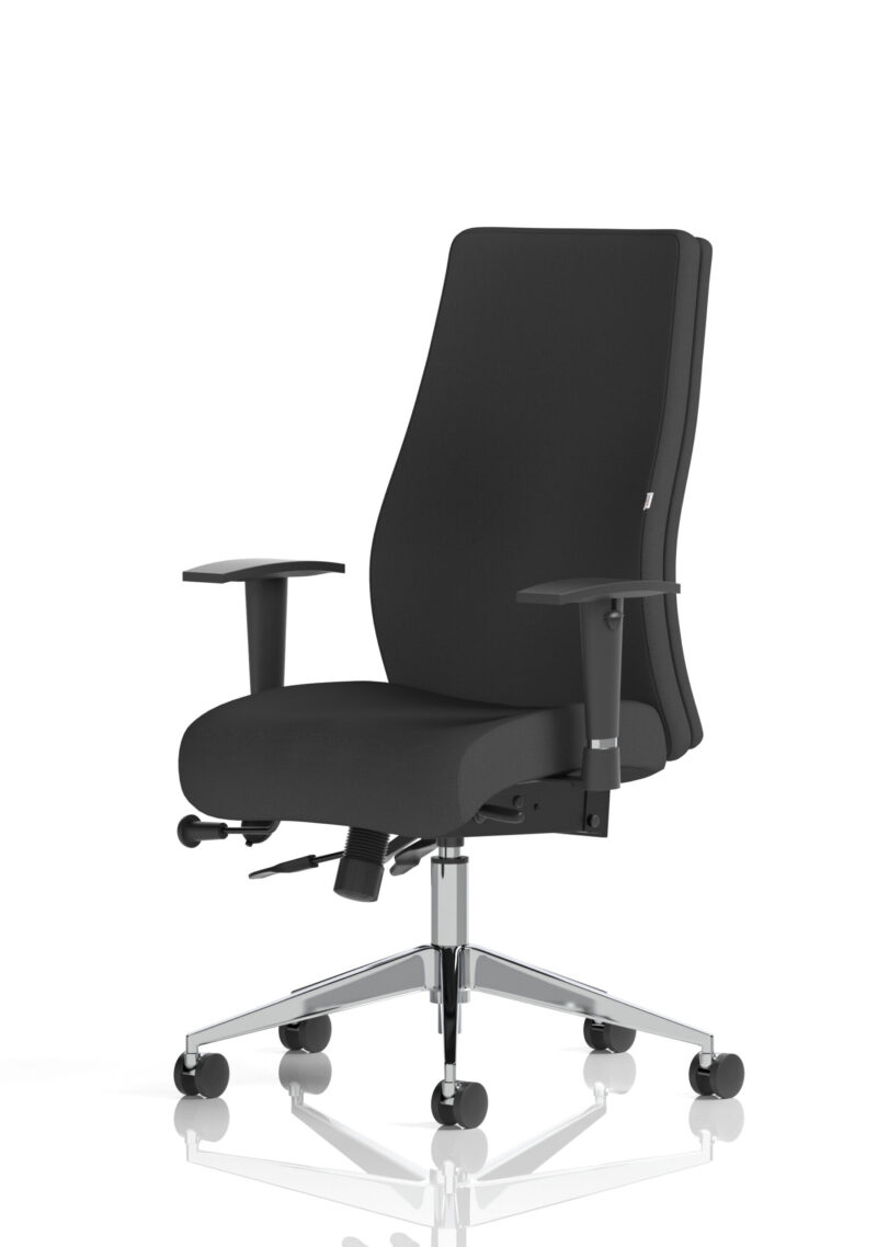 onyx high back ergonomic posture chair with height adjustable arms