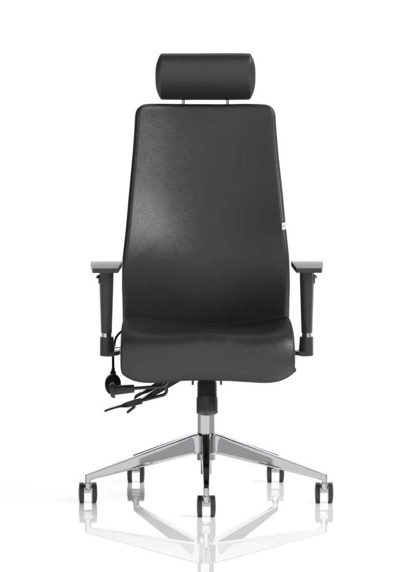 onyx high back ergonomic posture chair with height adjustable arms