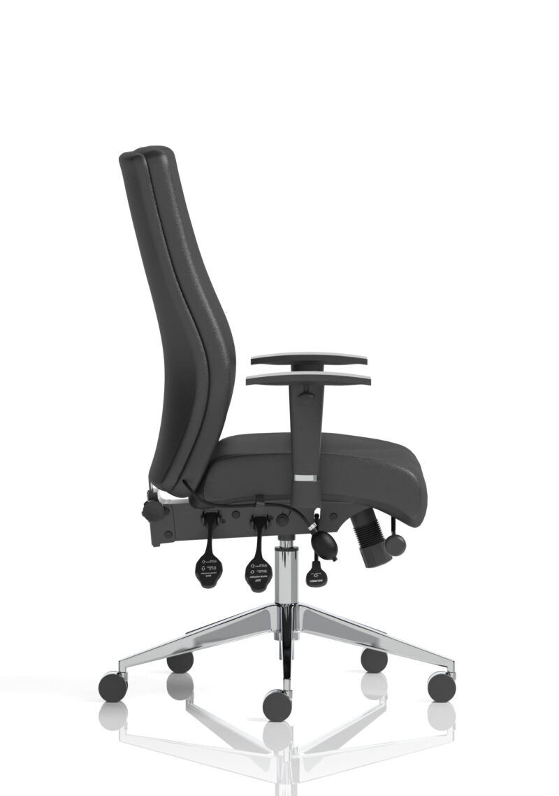 onyx high back ergonomic posture chair with height adjustable arms