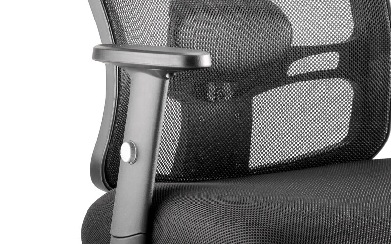 portland medium mesh back task operator office chair with arms