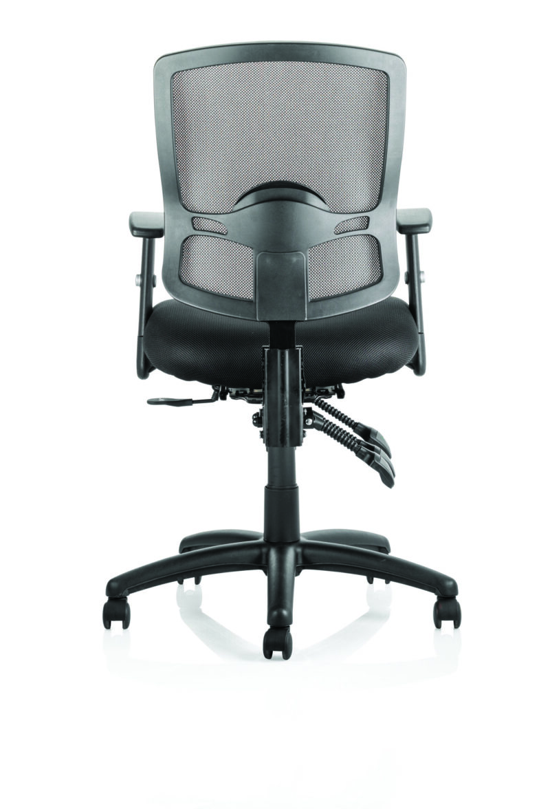 portland iii high mesh back task operator office chair with arms