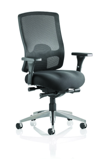 regent high mesh back ergonomic task operator office chair with arms